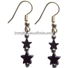 Fashion Hematite Star Jewelry Earring